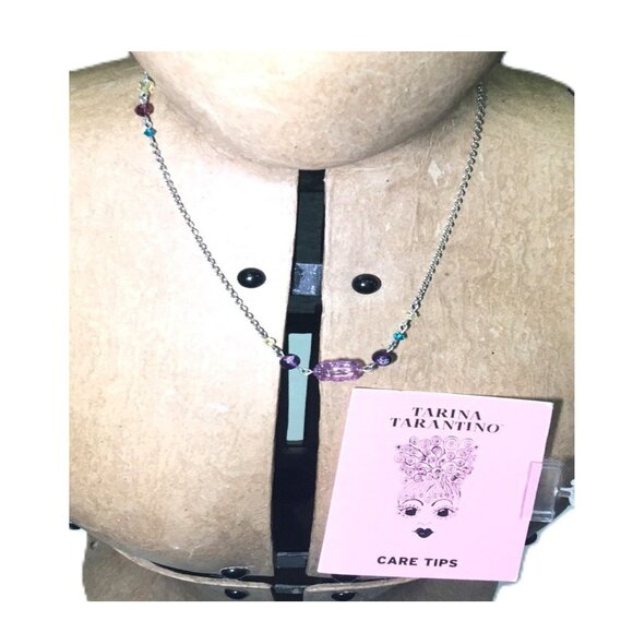 🛑 TARINA TARANTINO Designer ➕🆒 NECKLACE Beaded Tourmaline Vintage 💸BUYNOW‼️ - Picture 4 of 16